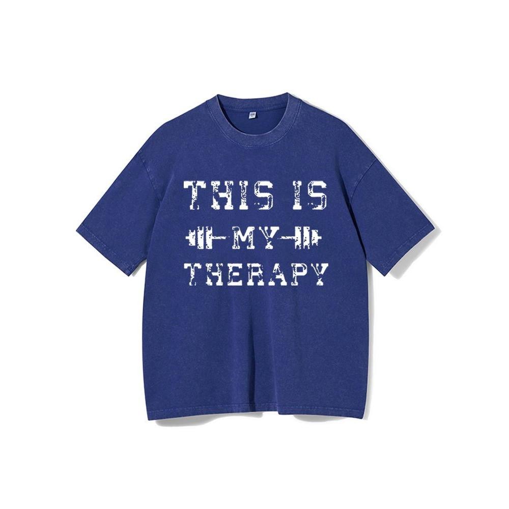 

Unisex Gym Wear T-shirt Casual Loose Short Sleeve O-NECK Chic Tops Men s English Letter Printed Holiday Sporty Tunics S