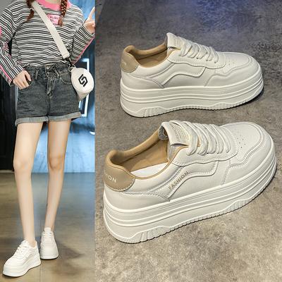 Die neuen Modelle der weißen Lederplattformschuhe für Damen werden im Jahr 2025 an Popularität gewinnen, Frühlingsschuhe für Damen, Freizeitschuhe, Sportschuhe für Damen, Kinderschuhe