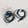 3.5mm Headphone Jack Single Side Earphone Ear Buds for One Ear Stereo to Mono In-Ear Single Earbud Style Headset Reinforced Cord
