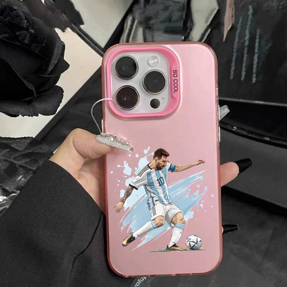 

Leo Messi LIONEL Phone Case For iPhone 17,16,15,14,13,12,Pro MAX white Matte Shockproof Cover iPhone14Pro