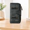 Tokyo Night View Long Zipper Wallet Large Capacity Card Holder Unisex Clutch Bag Fashionable Zipper Coin Purse Durable Multi functional Daily Use