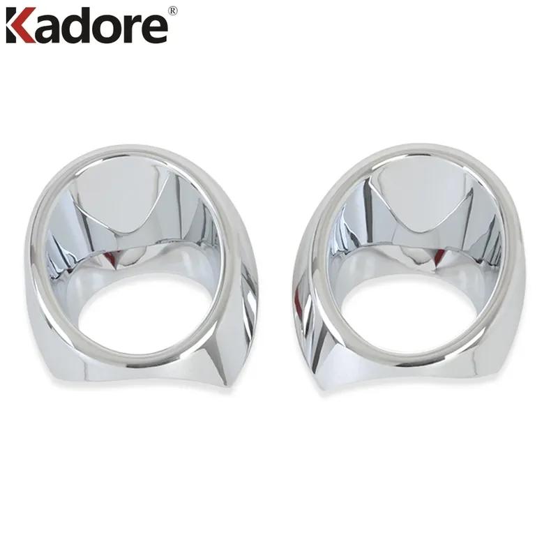 Front Fog Light Lamp Cover Trim For Honda Pilot SUV Chrome Car Head Foglights Bezel Trims Accessories