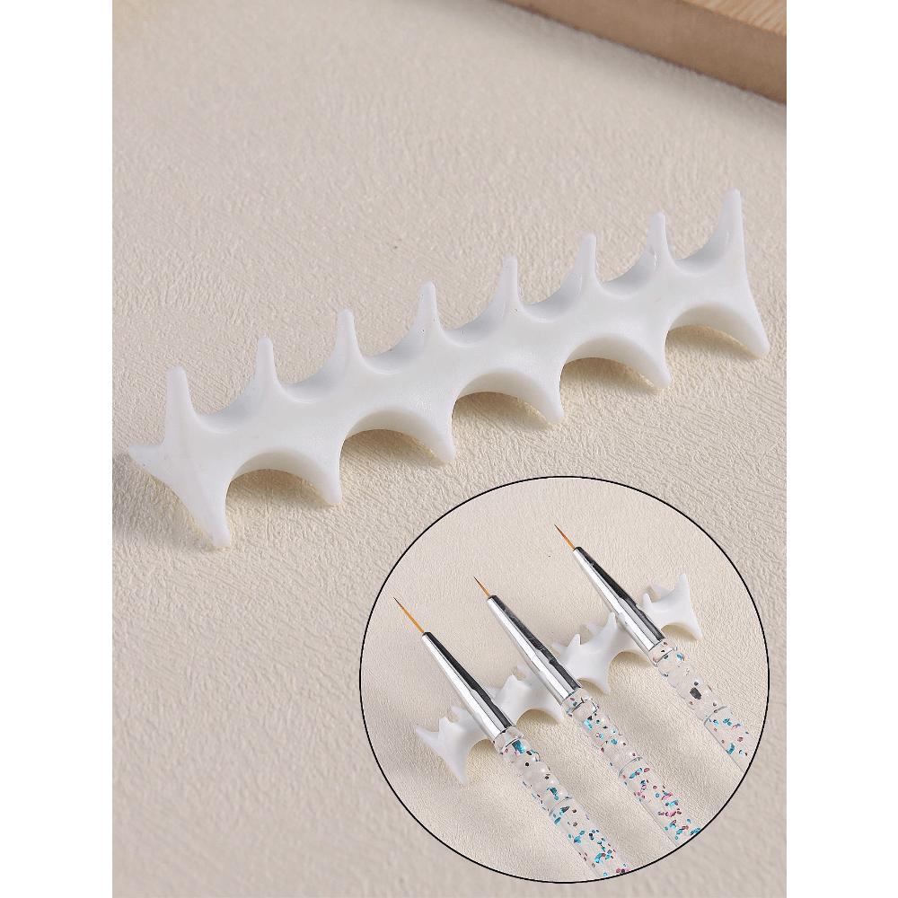 Stojak na pędzle do zdobienia paznokci Stylowy design Uchwyt na pisaki do malowania paznokci Display Narzędzia do salonu manicure, Nadaje się do przechowywania uchwytów na pisaki