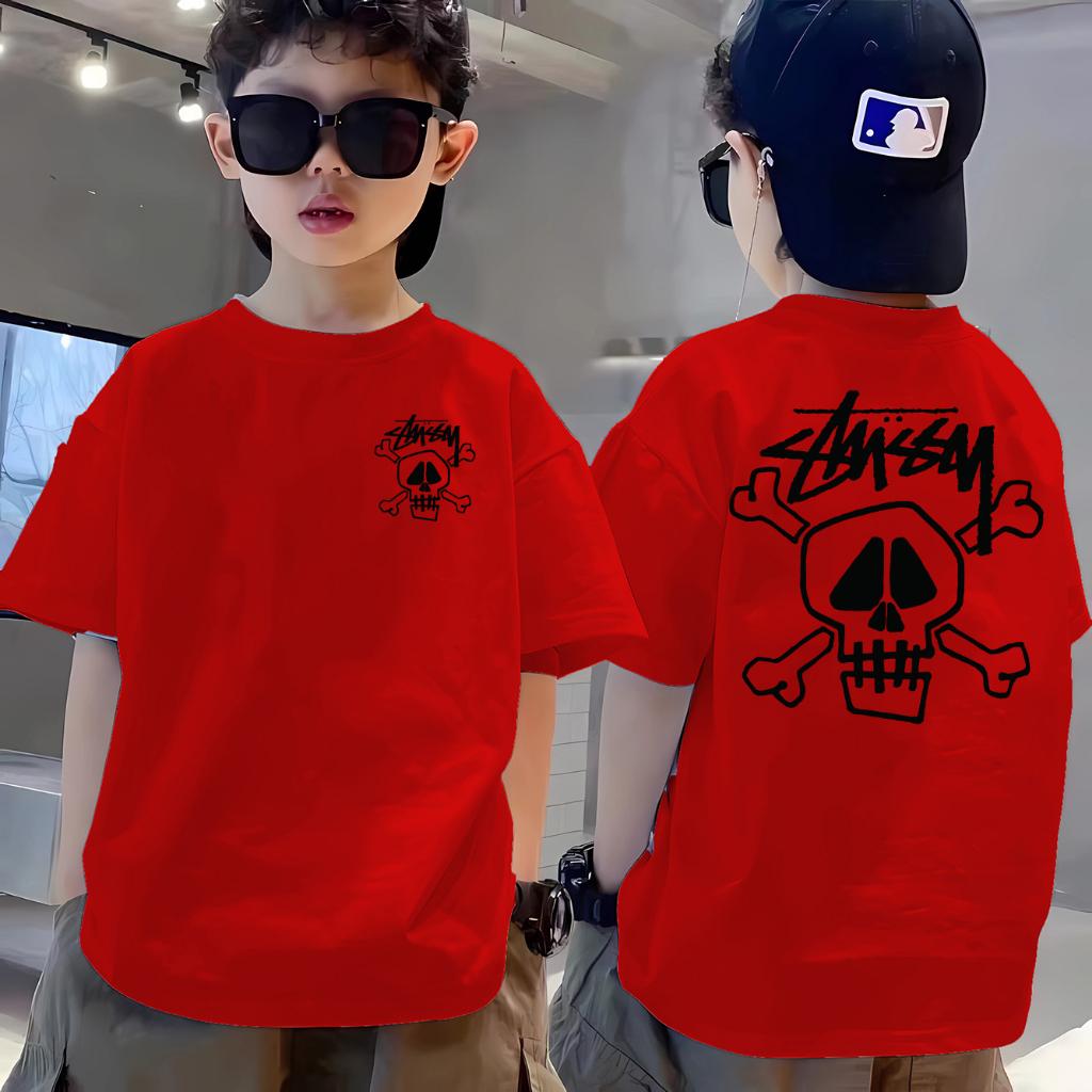 Boys' and Children's Cool T-shirt Baju Budak Lelaki Full Super Fashion T-shirt