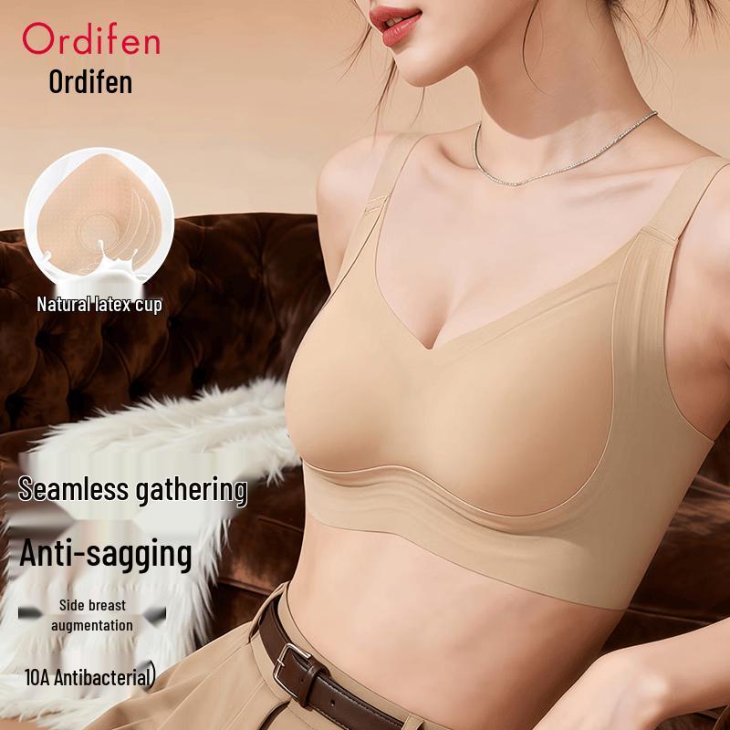 Oudianfen Women s Seamless Wireless Lifting & Shaping Bra M (75BC)