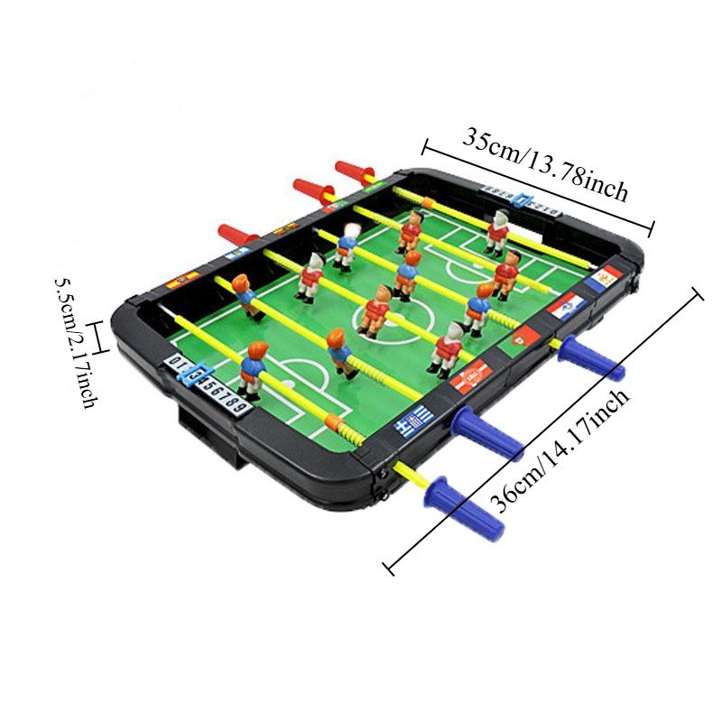 

Mini Two-Player Tabletop Foosball Game — Ideal for Soccer Enthusiasts, Parties, and Events