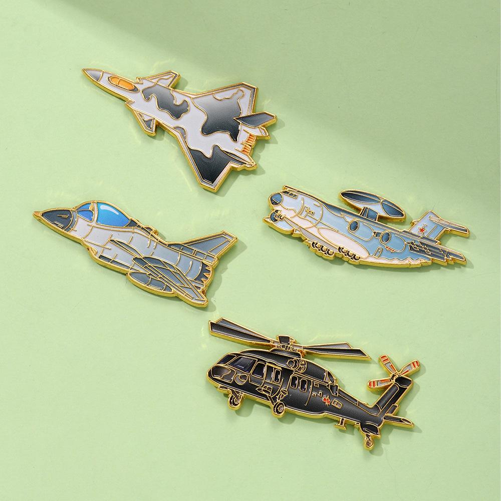 Air Show Aircraft Refrigerator Sticker National Day Helicopter Simulator Military Fan Collection Souvenir Small Gifts