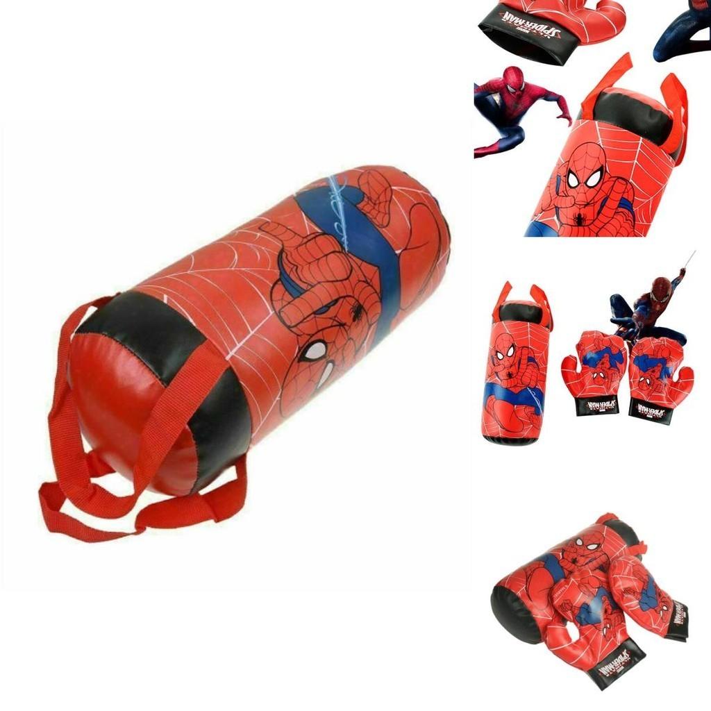 Disney Marvel Spider-man Boxing Toy Red Plastic Punching Gloves For Kids 2-5 Stress Relief