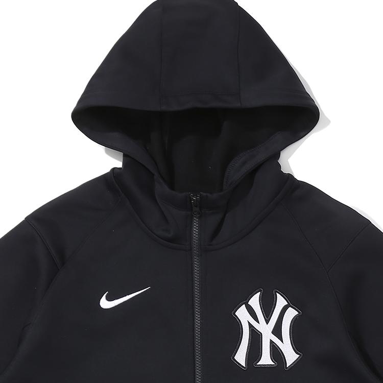 Nike X MLB Hoodie With Front Logo Print Kids Hoodies Black 3Z3B7SBGZ-NYY