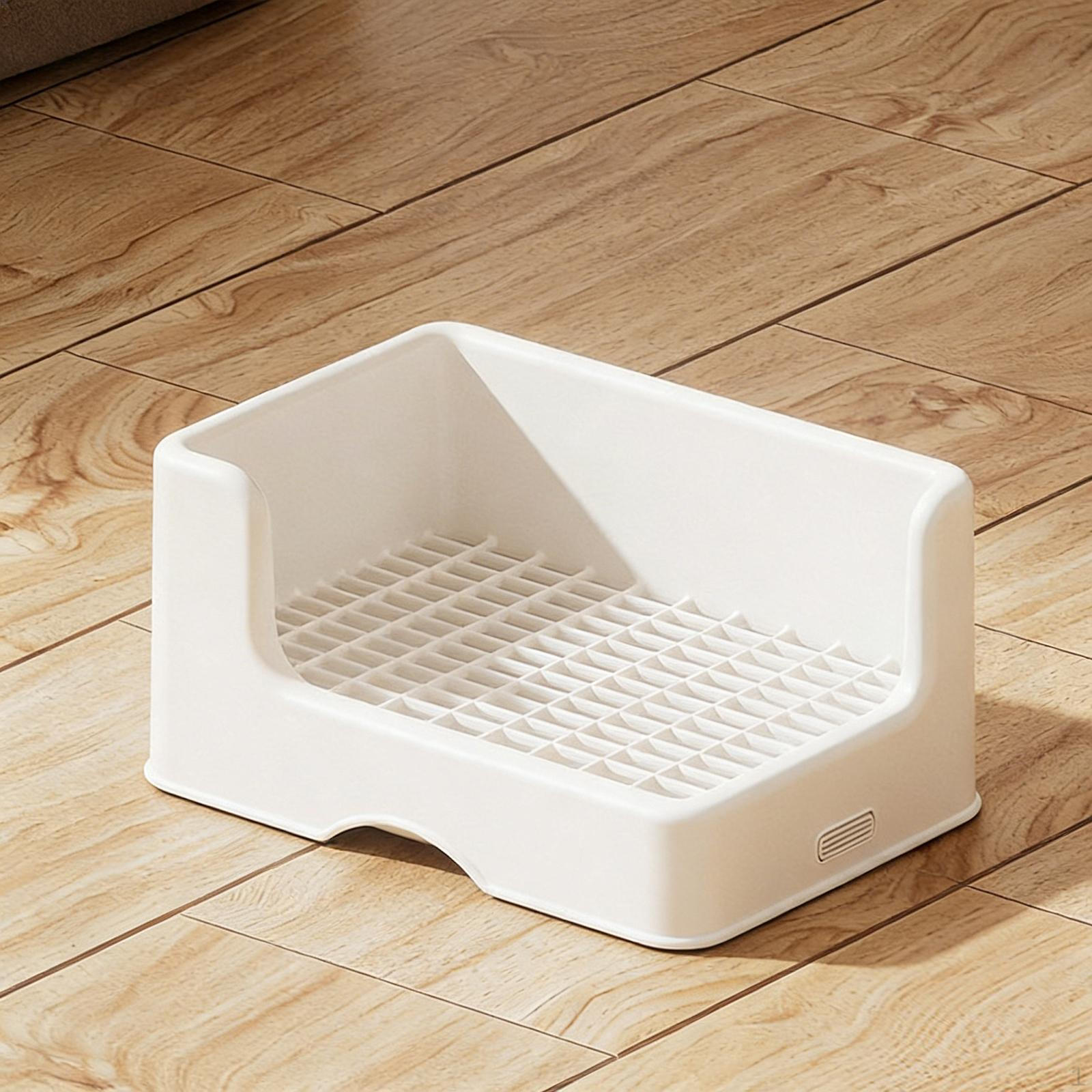 

Tray Non Slip Bottom Stable Potty Toilet for Pet Supplies Chinchillas Ferrets 32x22x16cm