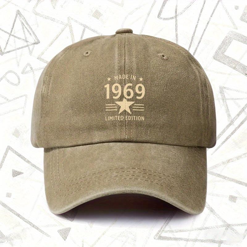 Pc Vintage Washed Hat with MADE IN LIMITED EDITION Label Unisex Solid Baseball Cap Suitable for All Seasons Weddings