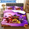Set Biancheria da Letto Festa Five Nights 3 Pezzi, Include 1 Copripiumino e 2 Federe Perfetto per Camera da Letto, Dormitorio, Regalo di Natale per Fan