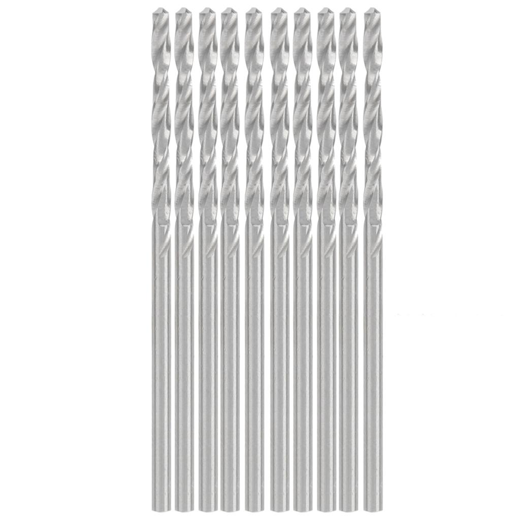10pcs Straight Shank Twist Drill Bit Bead Punch Drill Bits Accessory Parts Set 1.9mm