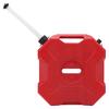 Fuel Oil Petrol Storage Tank Red Large Storage Capacity Portable Rugged For Cars Motorbikes UTV ATV Off Road Vehicles