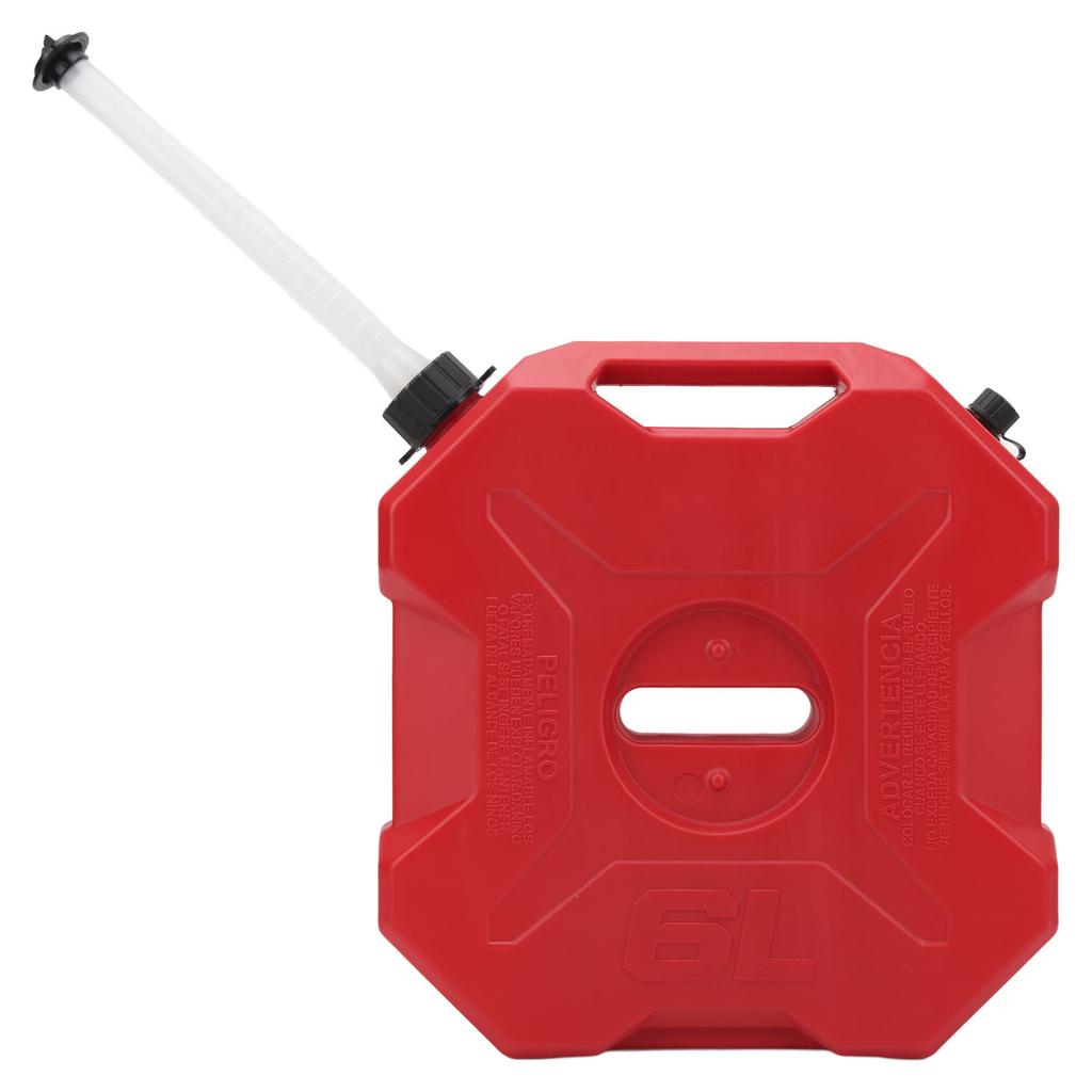Fuel Oil Petrol Storage Tank Red Large Storage Capacity Portable Rugged For Cars Motorbikes UTV ATV Off Road Vehicles