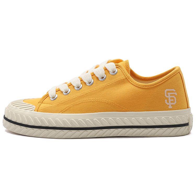 MLB Playball Origin Comfortable Casual Durable Breathable Lightweight Low-Top Canvas Shoes Unisex sneakers Orange 3ACVVA11N-14ORL