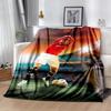 Soccer Player Celebration Blanket Soft & Cozy Great for Livingroom Sofa Couch for All Seasons Digital Print