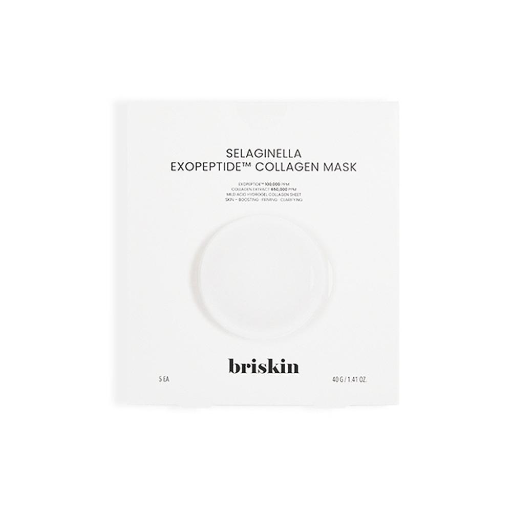 Briskin Exopeptide Collagen Mask 5 Sheets  Resurrection Houttuynia Cordata 