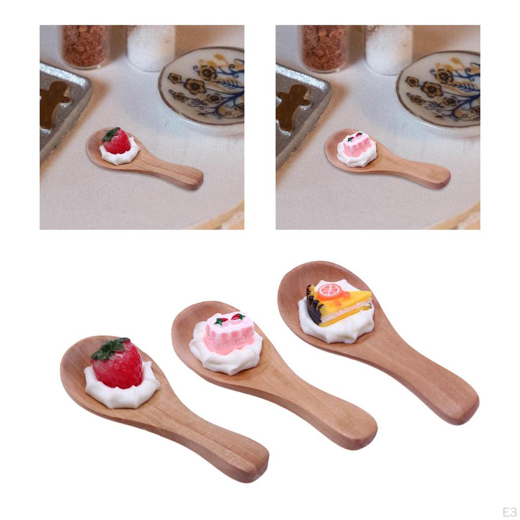 Dessert Model Resin Durable Cute Collectibles Gifts for Dollhouse DIY Accessories