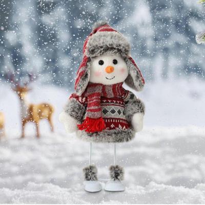 Spring Snowman Doll Snowman Doll Santa Hat Snowman Doll 