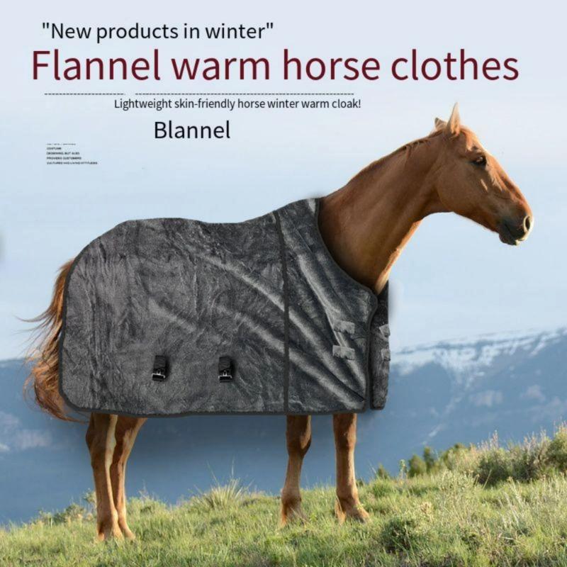 Breathable Winter Horse Blanket Soft Horsehair Equestrian Accessories Warm Horse Clothing Supplies