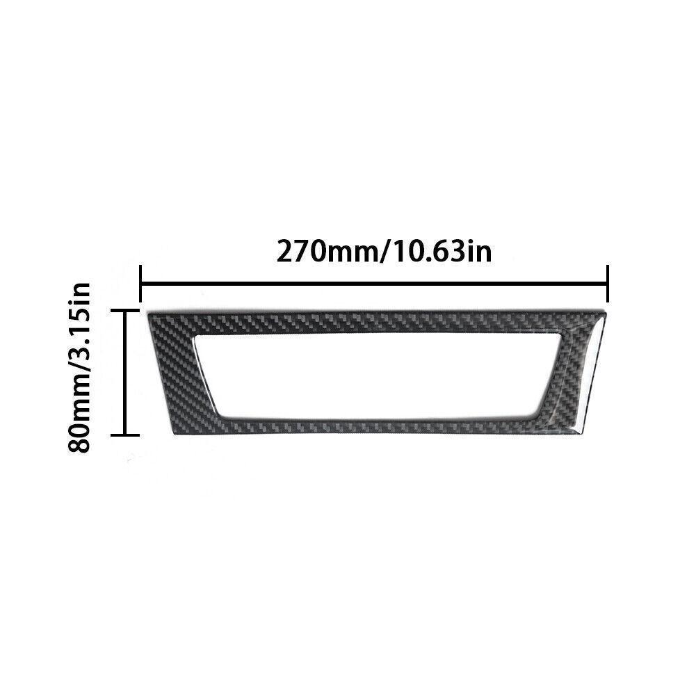 Carbon Fiber Radio & Navigaiton System Frame Cover Trim For BMW Z4 E89 2009-2016