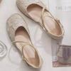 Fashion Vintage Literary Mary Jane Single Shoe Women 2025 New Spring with Skirt New Chinese Women Gentle Shoes Sandals Women
