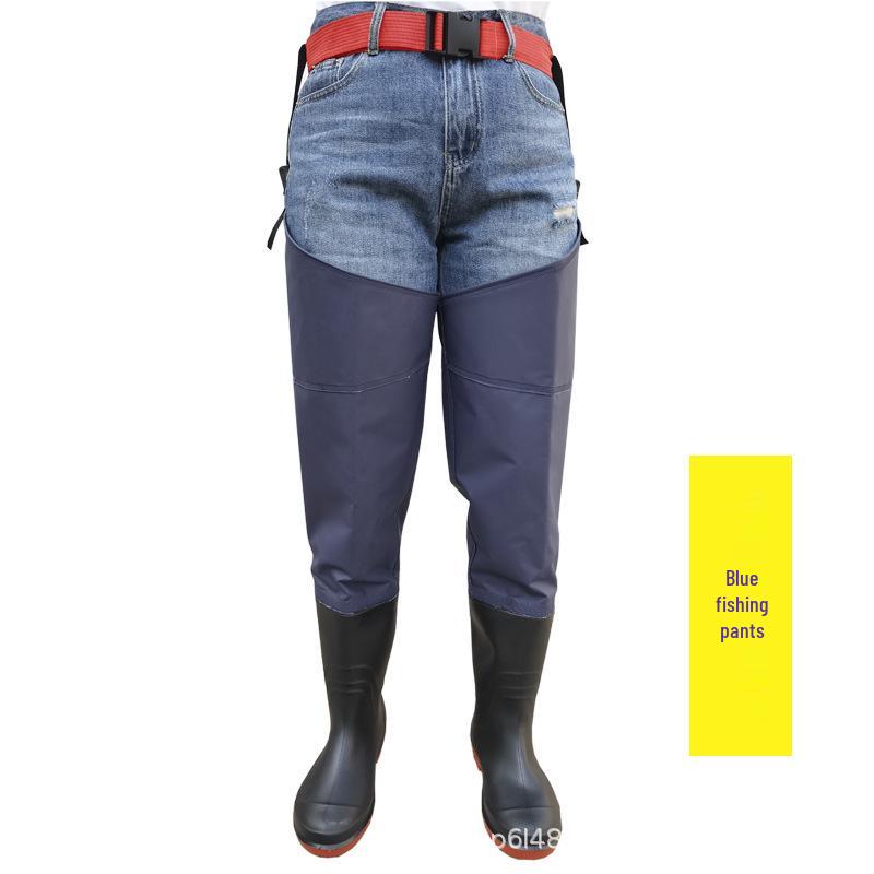 Red Poetry Thickened Fishing Waders / Pants for Catching Fish