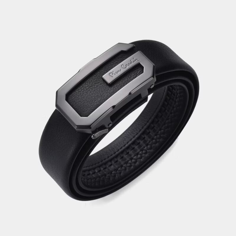 Pierre Cardin Men's Genuine Leather Automatic Buckle Belt