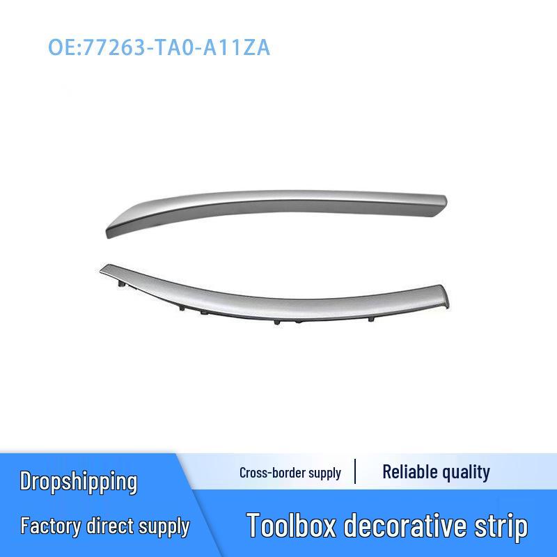 

77263-TA0-A11ZA Silver Trim Panel Decorative Strip for Honda 8th Gen Accord Passenger Side Alphard