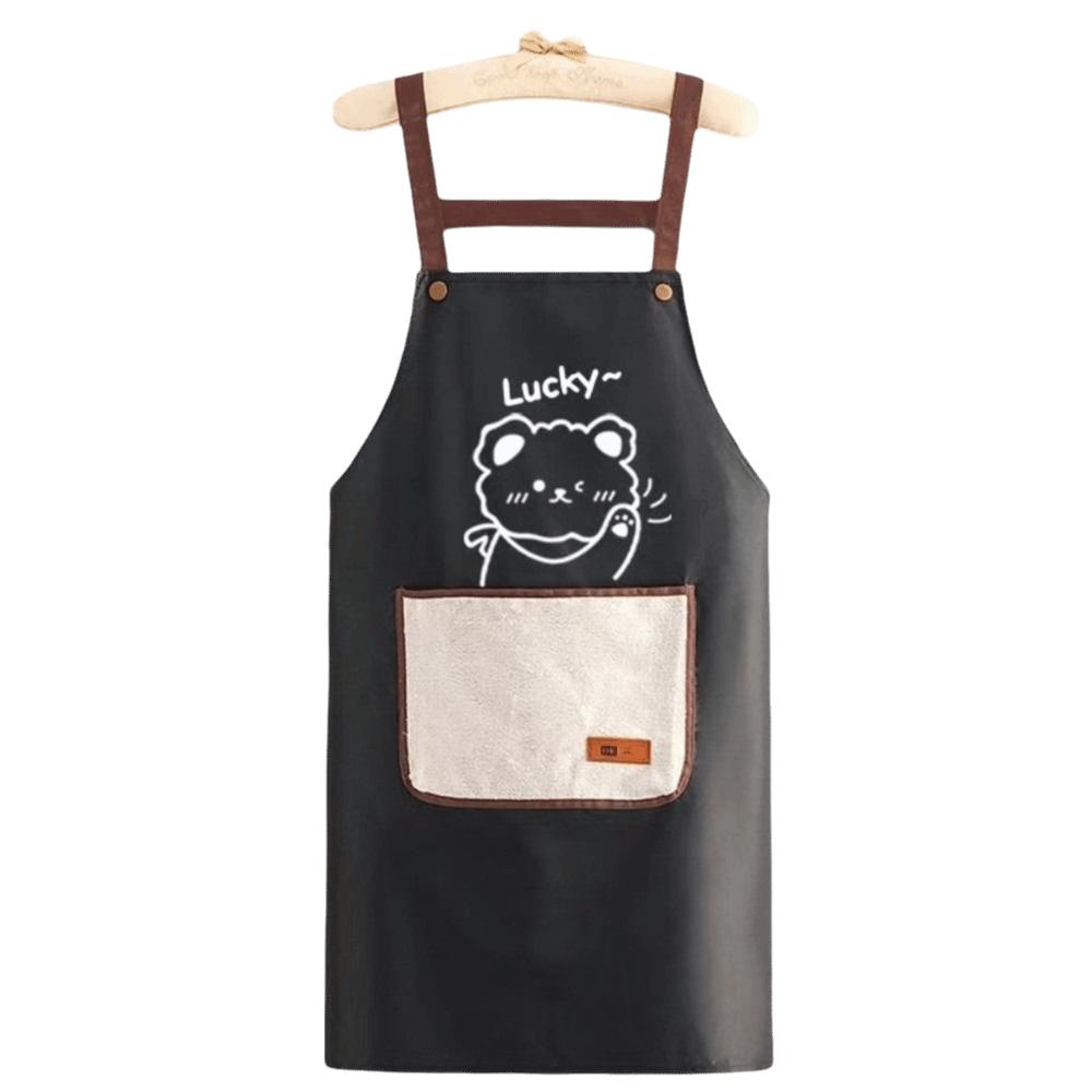 Waterproof Kitchen Apron Cartoon Household Apron Fashion Cooking Apron  Restaurant