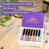 Olivia Piano Calendar 2025 Music Sheets Toy Desktop Peripheral Ornaments Piano Desk Calendar Mini Piano Calendar Gift for Fans