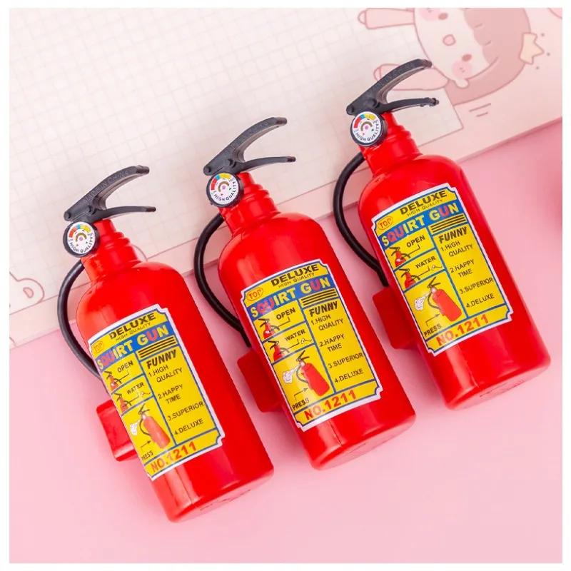 4 mini extintores divertidos para niños, mini pistola de agua, juguete de broma para toda la persona, accesorios profesionales para bomberos.