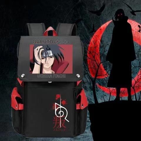Naruto Hinman Student School Bag Harajuku Surrounding Large Capacity Anime Computer Bag Campus Backpack