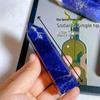 Natural Blue Lapis Lazuli Hexagonal Prism Crystal Ornament for Living Room Decor