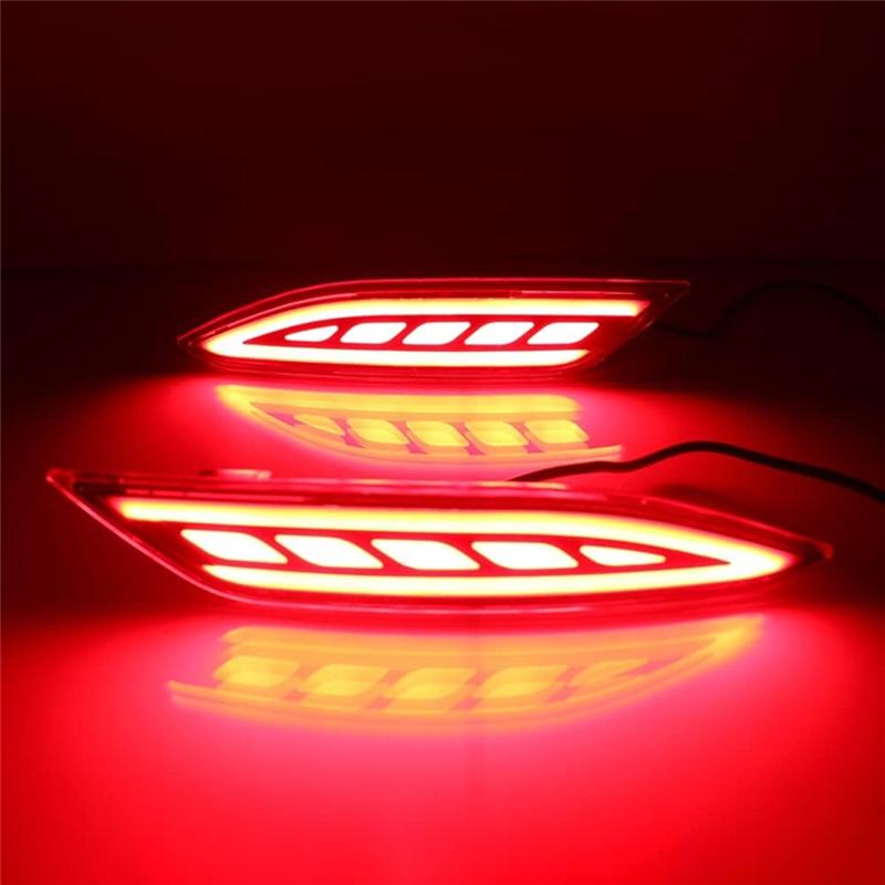 A16P-Rear LED Brake Light Reflector Tail Lamp For Honda Vezel HR-V HRV 2015- Dynamic Sequential Turn Signals