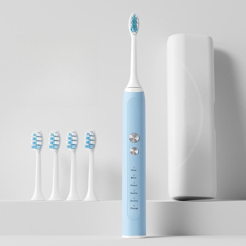 Sonic Electric Toothbrush Wireless Induction Charging Automatic Intelligent Electric Toothbrush Adult Soft Hair Waterproof Gift