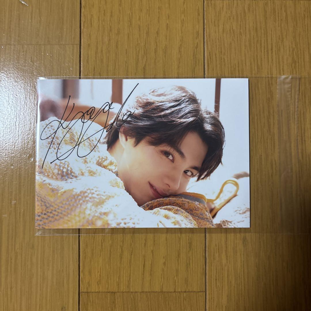 

[USED] Honda Kyouya Birthday Event Signed Bromide Purchase Bonus