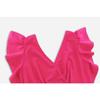Professional Dresses Summer Women's V-neck Ruffled Slim Temperament Dresses