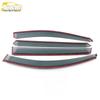 Fits 19 Baojun RM-5 Models: 3D Stainless Steel Rain Deflector Trim