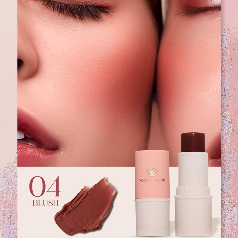 YOUNG VISION Multi-Purpose Makeup Stick 6 Colours Highlighter & Contour Balm Rouge & Matte Blush Stick Set