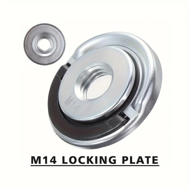 M14 Angle Grinder Locking Nut - Self-Locking Plate, Quick Clamping, Replacement Part