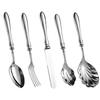 Mirror Polish Dessert Spoon Kits Shell Shape Dining Tableware Luxury Cutlery Set  Home Kitchen