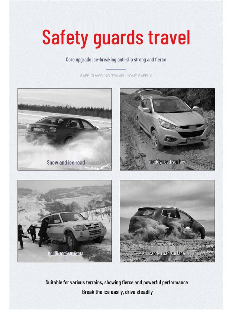 Anti-Skid Snow Chains for Jetour X70S, MX90, X95, X70 PLUS, Coupe Tires
