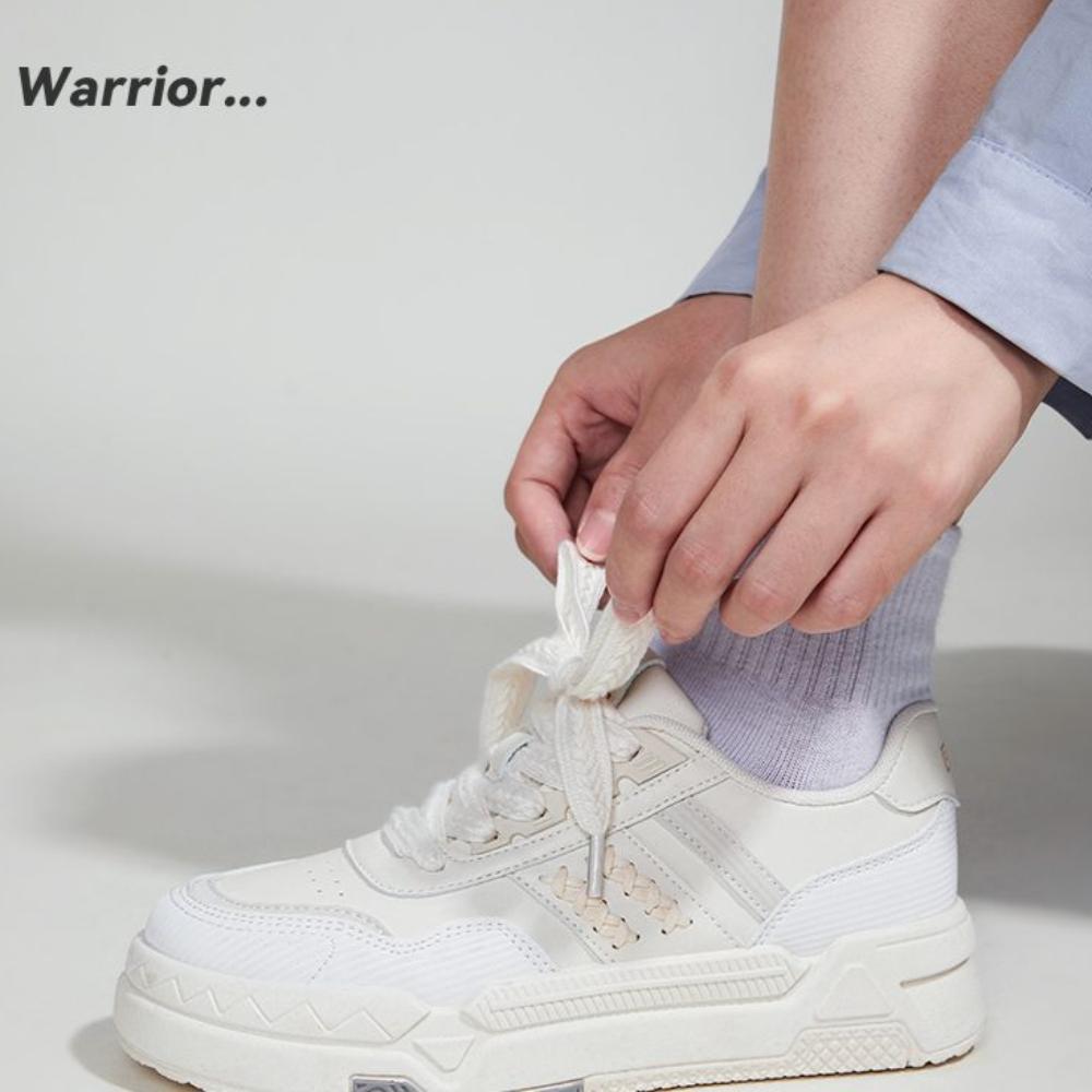 Warrior Назад Женская обувь на платформе Белые туфли Спортивная и досуговая обувь — фото 8