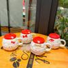 Cute Cartoon Girl Mug Ceramic Water Cup Coffee Cup Milk Cup Breakfast Cup Little Red Riding Hood