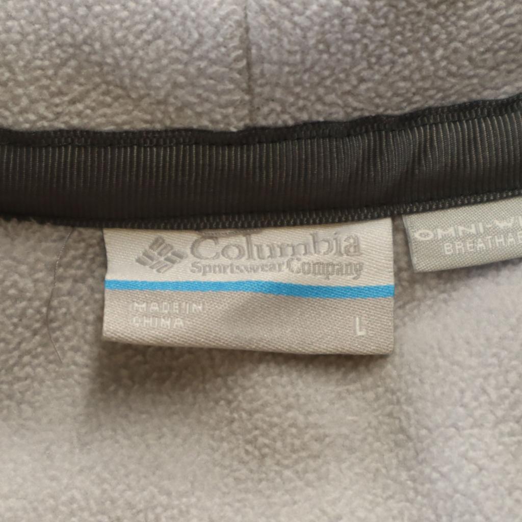 Columbia Long sleeve Zip hoodie L Gray Outdoors Men's Used