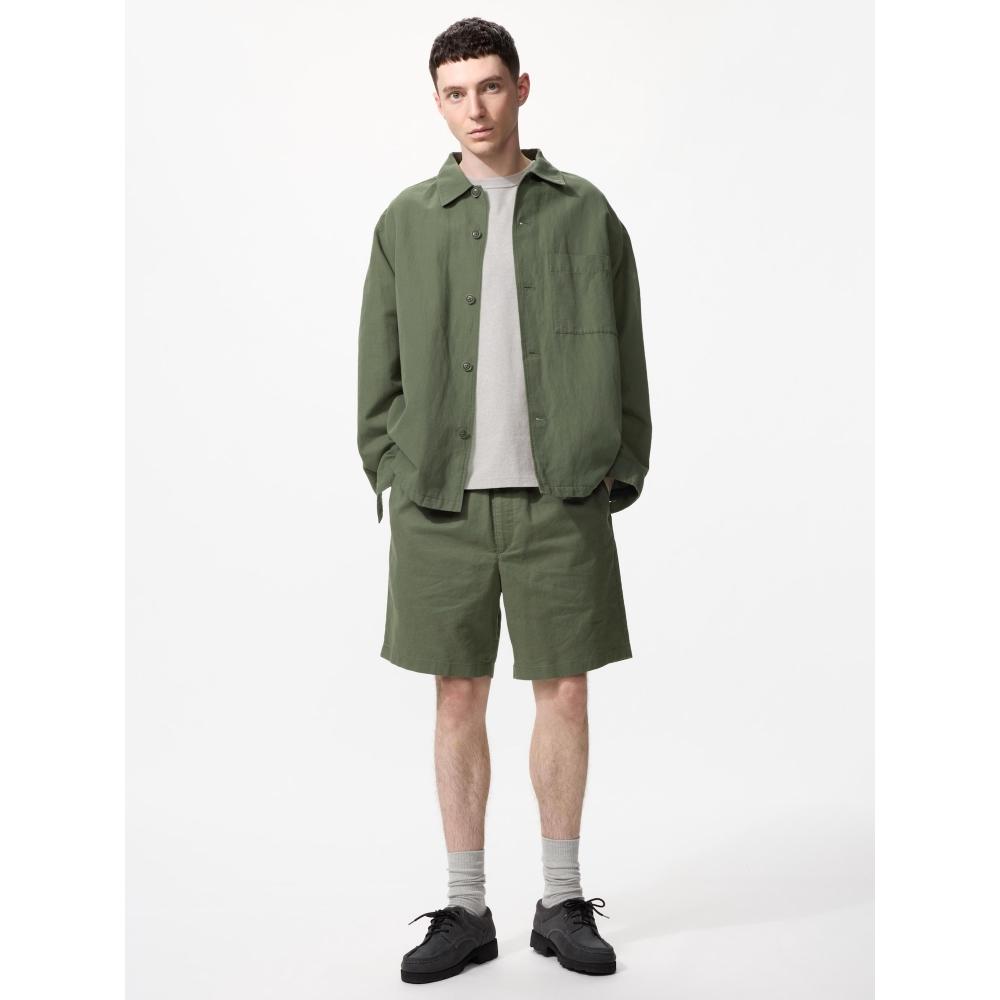 Uniqlo Japan Linen Blend Easy Shorts