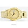 Generalüberholte Seiko 5 Automatik 21 Steine SNKK38J1 Herrenuhr mit goldenem Zifferblatt