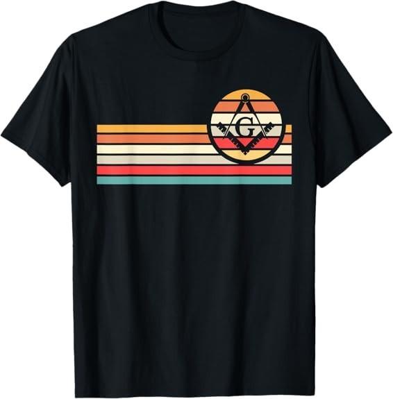 POPULAR! Freemason Masonic Fraternal Freemasonry Square Compass T-Shirt S-3XL XXXL